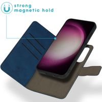 imoshion Entfernbare 2-1 Luxus Klapphülle Samsung Galaxy S23 FE - Blau