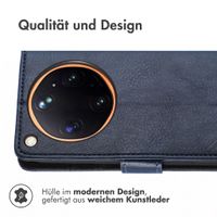 imoshion Luxuriöse Klapphülle Oppo Find X9 Ultra - Dunkelblau