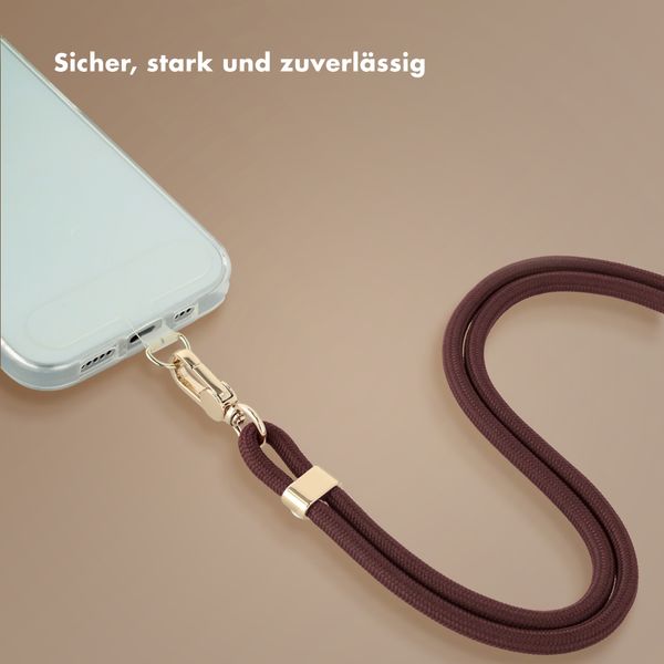 Selencia Universal-Handykette - Terracotta