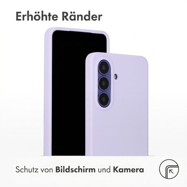 Accezz Liquid Silikoncase mit MagSafe Samsung Galaxy S26 Plus - Violett