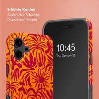 Selencia Vivid Tough Back Cover mit MagSafe für das iPhone 16 - Tropical Vibes Apricot