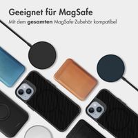 imoshion Rugged Hybrid Carbon Case mit MagSafe für das iPhone 15 Plus - Schwarz