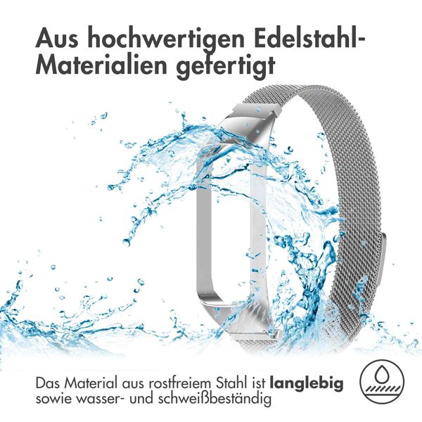 imoshion Mailändische Magnetarmband für das Samsung Galaxy Fit 2 - Silber