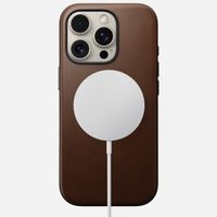 Nomad Modern Leather Case mit MagSafe Apple iPhone 16 Pro - Braun