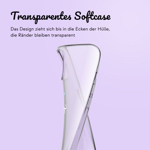 Personalisierte Hülle mit Namen iPhone 12 (Pro) - Transparent