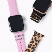 iDeal of Sweden Charms für Smartwatch Armbänder – 3er Pack – Silver Sparkle