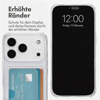 imoshion Soft Case Back Cover mit Kartenhalter Apple iPhone 18 Pro / 17 Pro - Transparent