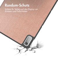 imoshion Trifold Klapphülle für das Lenovo Tab P11 (2nd gen) - Rose Gold