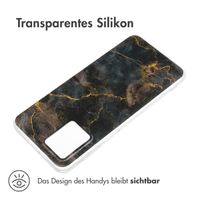 imoshion Design Hülle Motorola Moto G54 - Black Marble