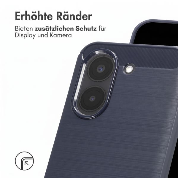 imoshion Brushed Back Cover Xiaomi Poco X8 Pro - Dunkelblau