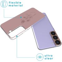 imoshion Design Hülle Samsung Galaxy S22 - Floral Pink
