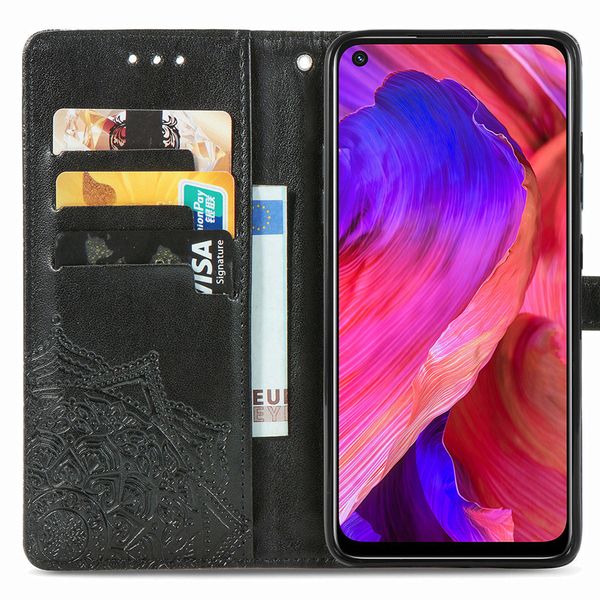 imoshion Mandala Klapphülle Oppo A74 (5G) / A54 (5G)- Schwarz