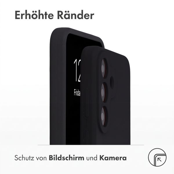 Accezz Liquid Silikoncase mit MagSafe Samsung Galaxy S26 FE - Schwarz