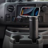 Scosche MagicMount Flask - Handyhalterung – Isolierte Trinkflasche 650ML – MagSafe – Schwarz