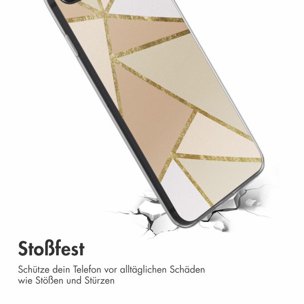 imoshion  Design Hülle für das iPhone SE (2022 / 2020) / 8 / 7 - Graphic Beige