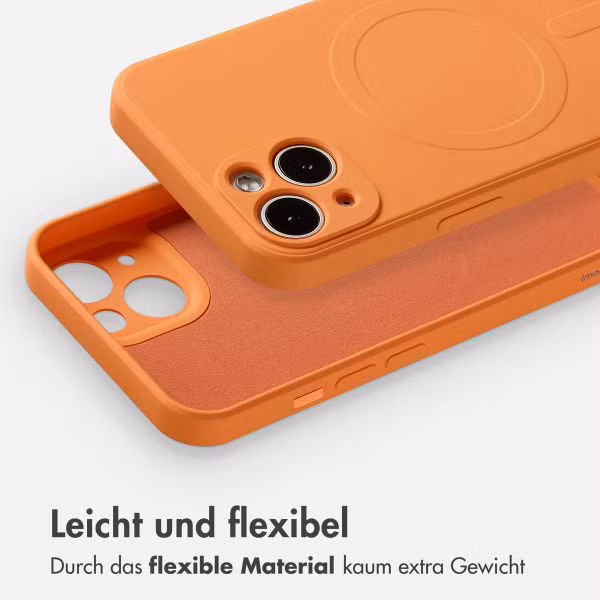 imoshion Color Back Cover mit MagSafe Apple iPhone 13 - Neon Orange