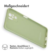 imoshion Color TPU Hülle für das Xiaomi Redmi Note 10 (4G) - Olive Green