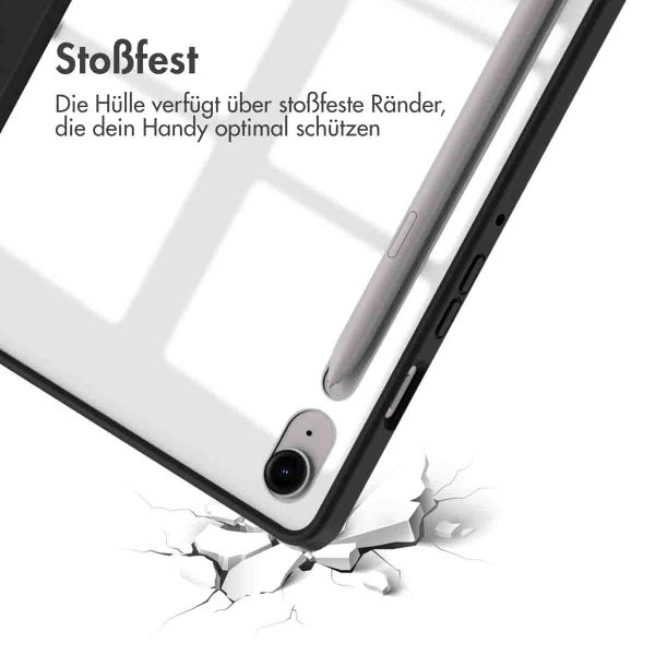 imoshion Trifold Hardcase Klapphülle für das Samsung Tab S9 FE 10.9 Zoll / Tab S9 11.0 Zoll - Dunkelblau