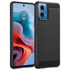 imoshion Brushed Back Cover Motorola Moto G34 - Schwarz