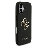 Guess Big 4G Logo Hülle Grained Apple iPhone 17 - Schwarz