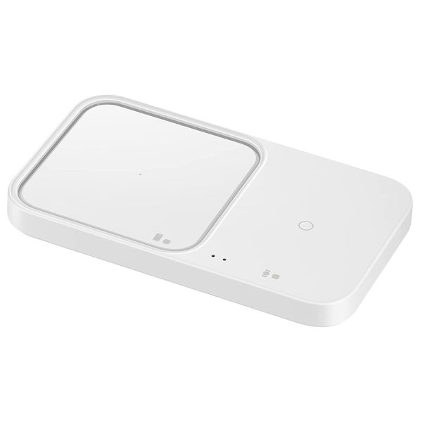 Samsung ﻿Wireless Charger Duo - Ladestation - Mit Adapter und Ladekabel - 15 Watt - Weiß