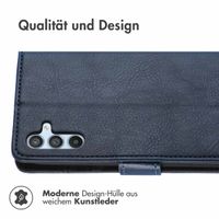 imoshion Luxuriöse Klapphülle Samsung Galaxy A54 (5G) - Dunkelblau