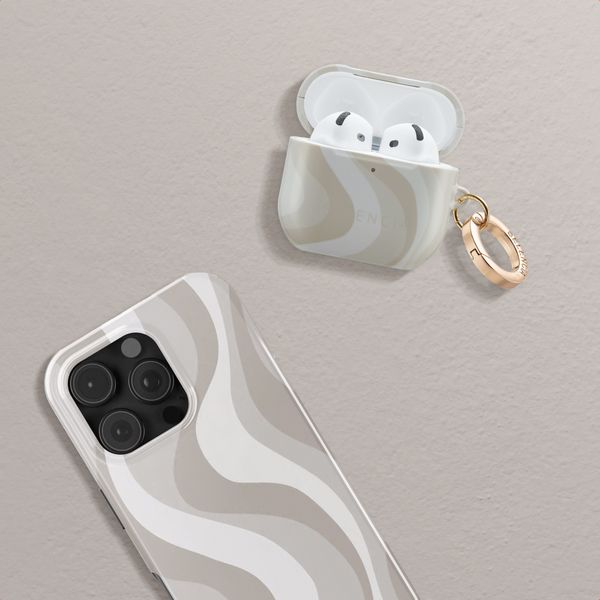 Selencia Vivid Case Apple AirPods 4 - Desert Waves Beige