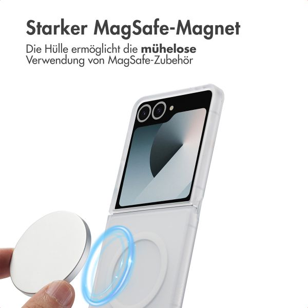 imoshion Color Guard Back Cover mit MagSafe Samsung Galaxy Z Flip 7 - Weiß