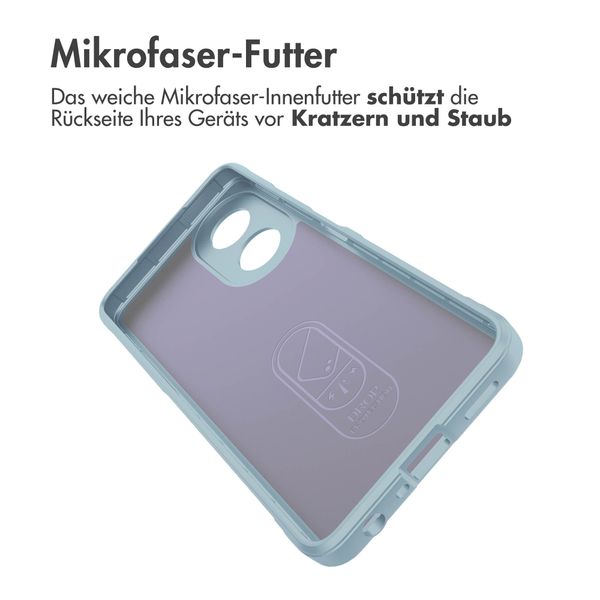 imoshion EasyGrip Back Cover für das Oppo A58 (4G) - Hellblau