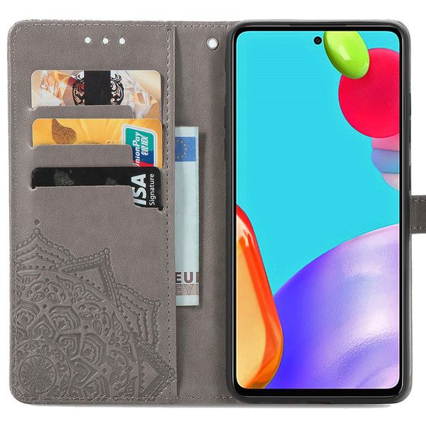 imoshion Mandala Klapphülle Samsung Galaxy A52(s) (5G/4G) - Grau