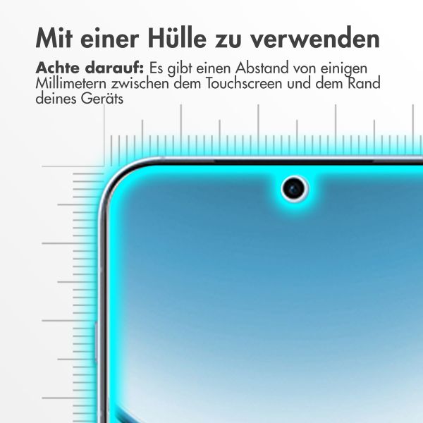 Accezz Screen Protector aus gehärtetem Glas für das Oppo Find X8