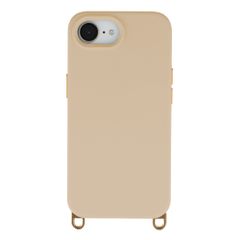 Selencia Rivièra Backcover mit MagSafe mit abnehmbaren Haken Apple iPhone 17e / 16e - Milky Latte