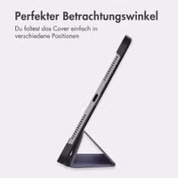 imoshion Trifold Klapphülle Apple iPad Pro 11 (2022 / 2021 / 2020 / 2018) - Dunkelblau