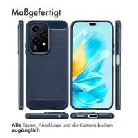imoshion Brushed Back Cover Honor 200 Lite - Dunkelblau