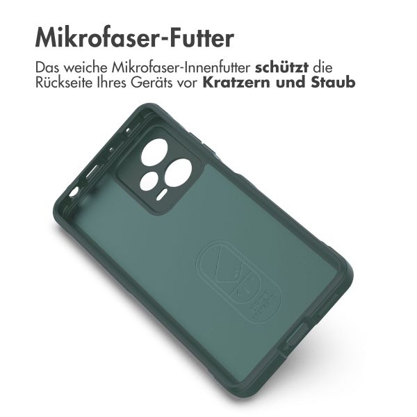 imoshion EasyGrip Backcover für das Xiaomi Redmi Note 12 Pro Plus - Dunkelgrün