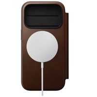 Nomad Modern Leather Folio Klapphülle Apple iPhone 18 Pro / 17 Pro - Brown