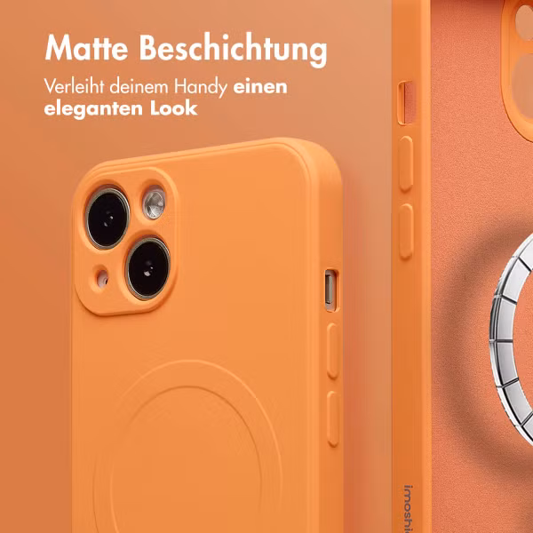 imoshion Color Back Cover mit MagSafe Apple iPhone 13 - Neon Orange