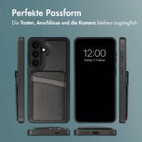 imoshion Backcover mit Kartenfach und Ständer Samsung Galaxy S26 Plus - Schwarz