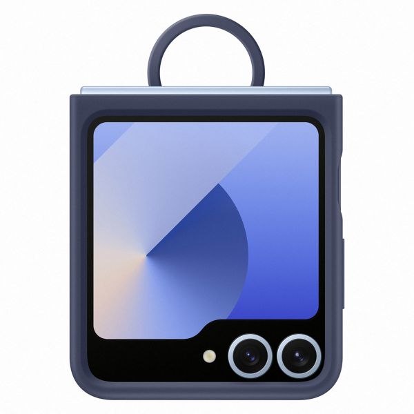 Samsung Original Silikon Cover Ring Samsung Galaxy Z Flip 6 / Flip 7 FE - Navy