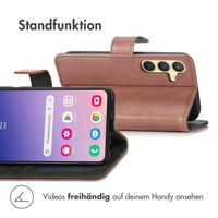 imoshion Luxuriöse Klapphülle Samsung Galaxy S24 Plus - Braun