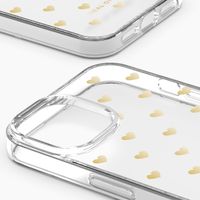 iDeal of Sweden Clear Case für das iPhone 14 - Golden Hearts