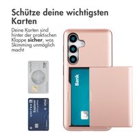 imoshion Backcover mit Kartenfach Samsung Galaxy S25 - Rosé gold
