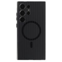 Accezz Lite Backcover mit MagSafe | Fluted | Samsung Galaxy S24 Ultra - Schwarz