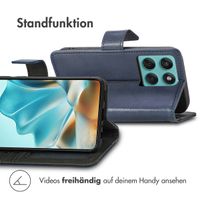 imoshion Luxuriöse Klapphülle Motorola Edge 60 Fusion - Dunkelblau