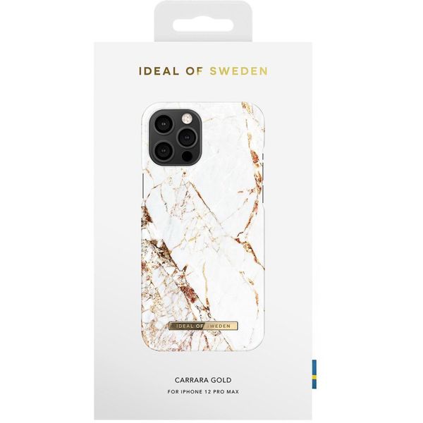 iDeal of Sweden Fashion Back Case Apple iPhone 12 Pro Max - Carrara Gold
