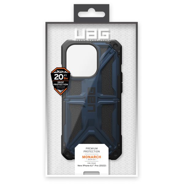 UAG Monarch Backcover für das Apple iPhone 14 Pro - Mallard