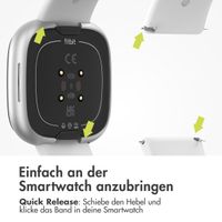 imoshion Silikonband für das  Fitbit Versa / Versa 2 / Versa Lite - Größe S - Weiß