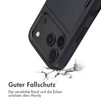 imoshion Backcover mit Kartenfach Apple iPhone 18 Pro / 17 Pro - Schwarz