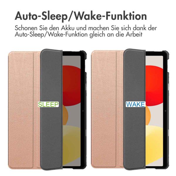 imoshion Trifold Klapphülle Xiaomi Redmi Pad SE - Rosé gold