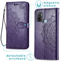 imoshion Mandala Klapphülle Oppo A53 / Oppo A53s  - Violett